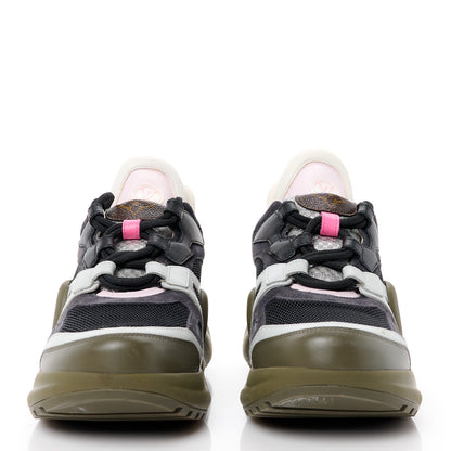 Louis Vuitton Calfskin Nylon LV Pop Archlight Sneaker 36.5 Rose 2 of 11