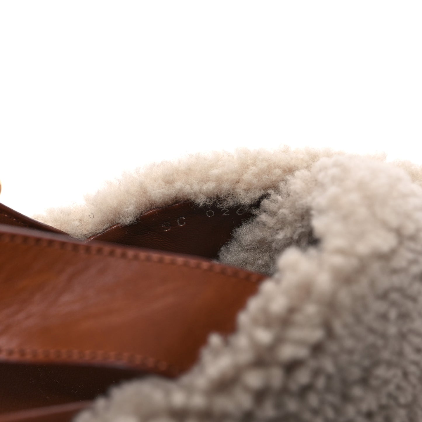 Shearling Paseo Flat Comfort Sandal 41 Nude