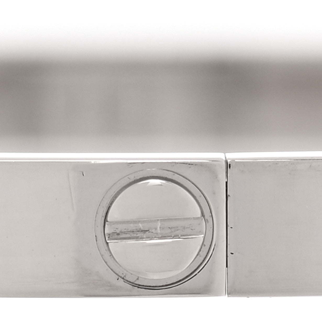 Cartier 18K White Gold Small LOVE Bracelet 17 5 of 7