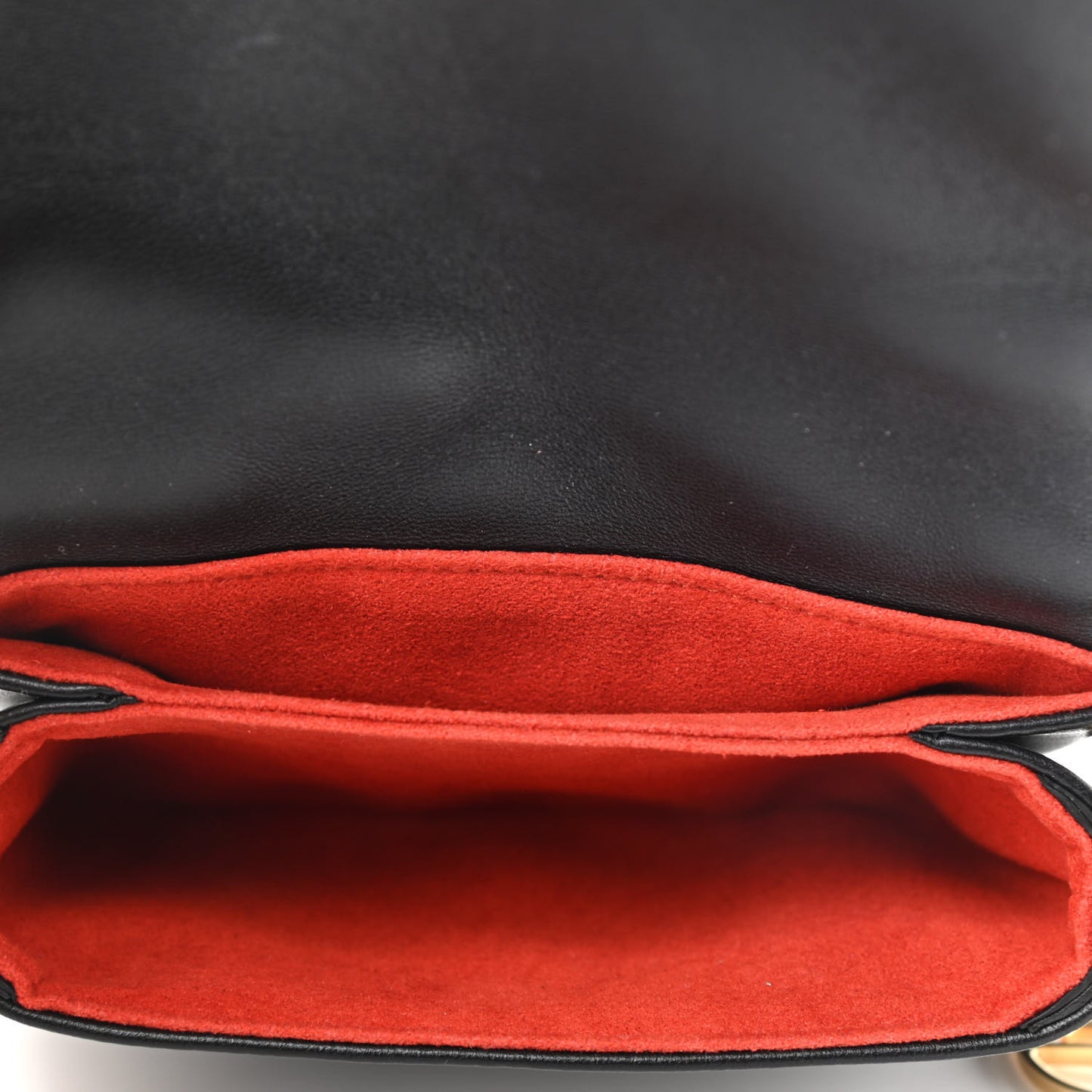 Lambskin Embossed Monogram Coussin Belt Bag Black