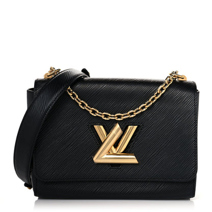 Louis Vuitton Epi Twist Shoulder Bag MM Black 1 of 9
