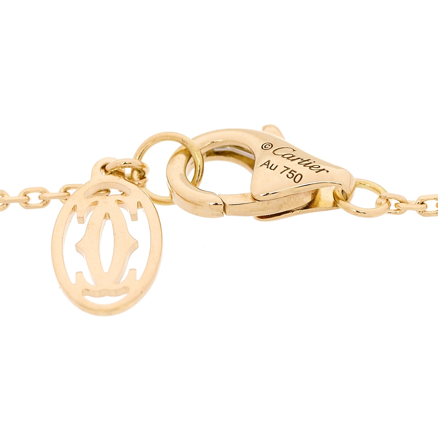 Cartier 18K Yellow Gold Diamond XS D'Amour Bracelet 4 of 6