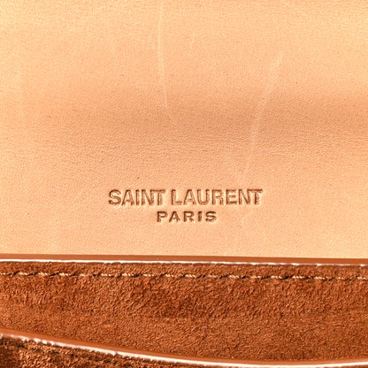 Saint Laurent Smooth Calfskin Cotton Canvas Small Kaia Satchel Natural Beige 6 of 9