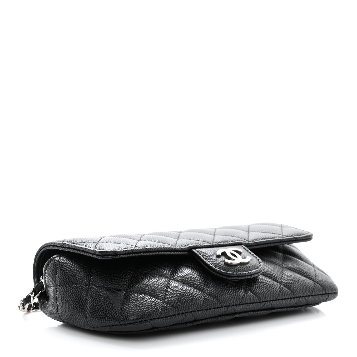 Chanel Caviar Quilted Glasses Case With Chain Black 4 of 12
