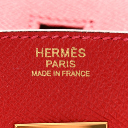 Hermes Epsom Birkin 30 Rouge Casaque 6 of 14
