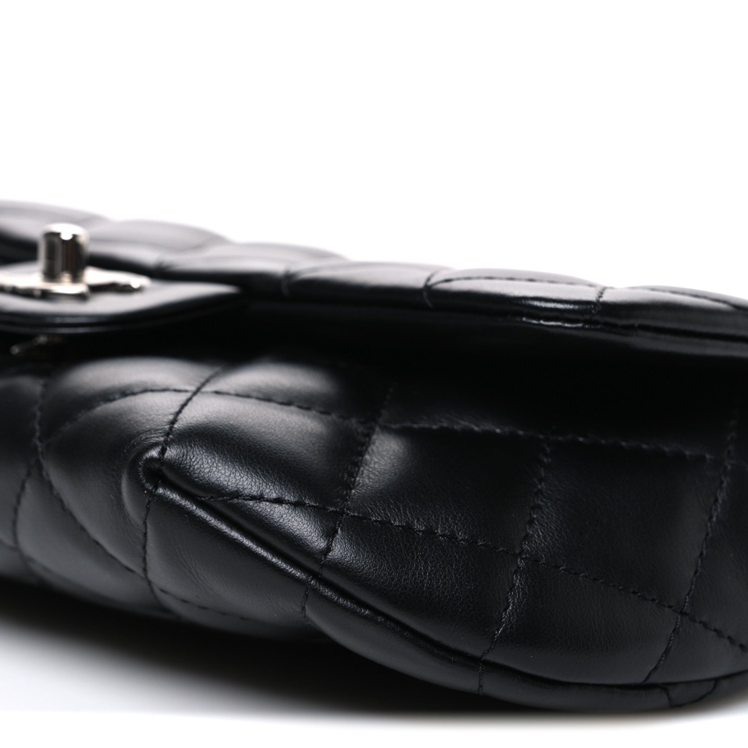 Chanel Calfskin Quilted CC Uniform Flap Belt Bag Black 10 of 10