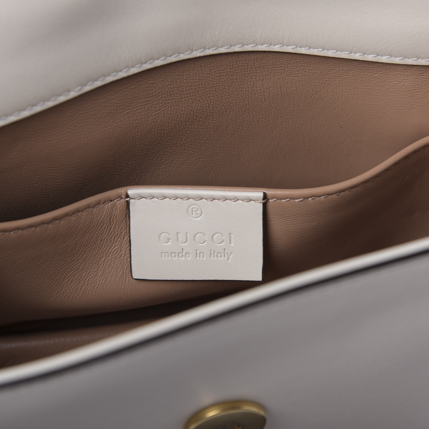 Gucci Nappa Pearl Studded Mini Queen Margaret Broadway Shoulder Bag Mystic White 8 of 11