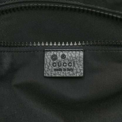 Gucci Nylon Monogram Medium Flat Messenger Bag Black 5 of 10