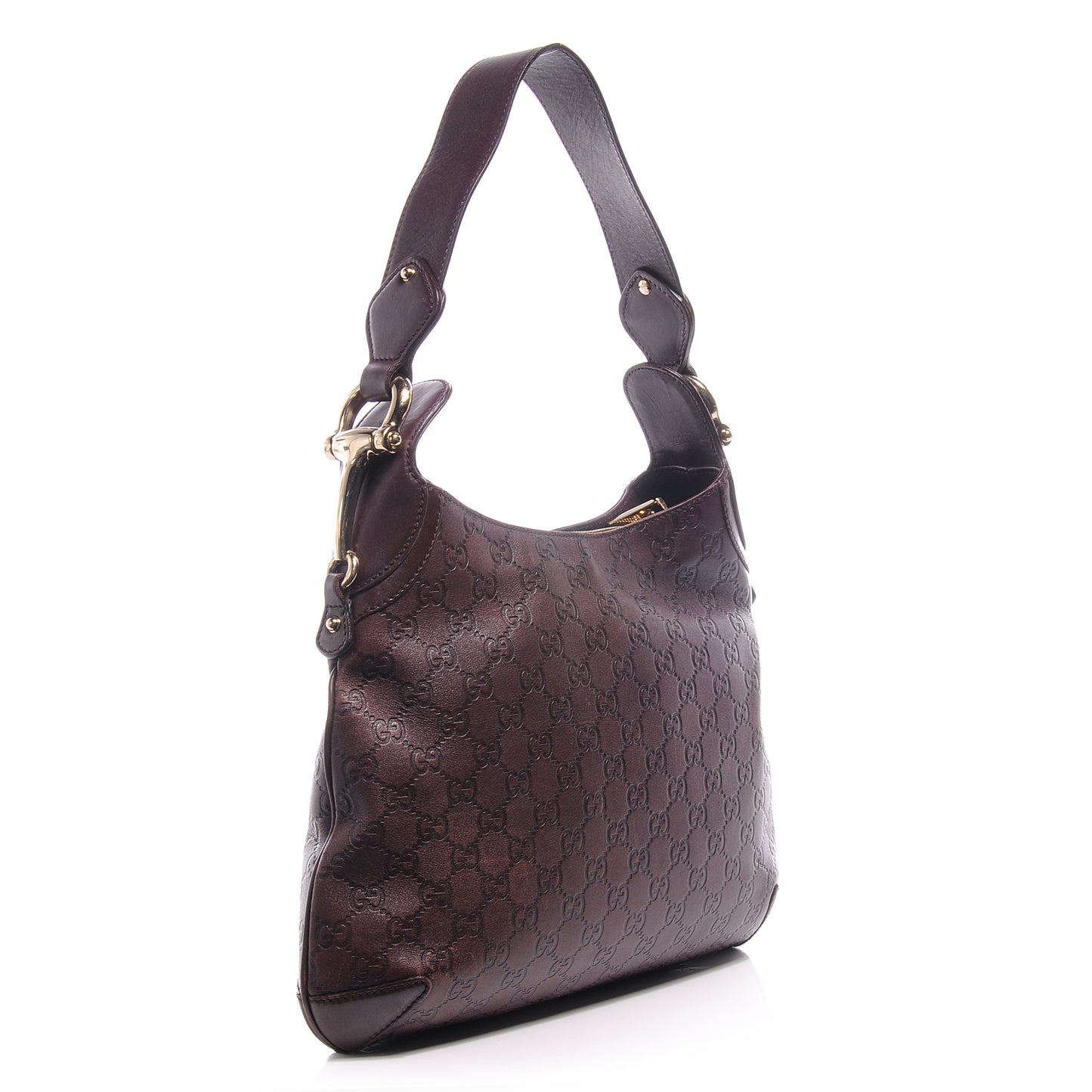 Guccissima Creole Hobo Chocolate