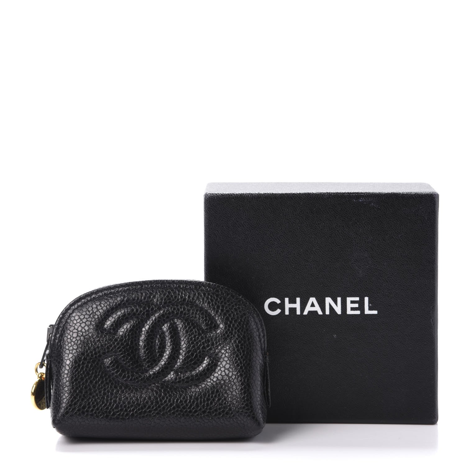 Chanel Caviar CC Cosmetic Pouch Black 11 of 11