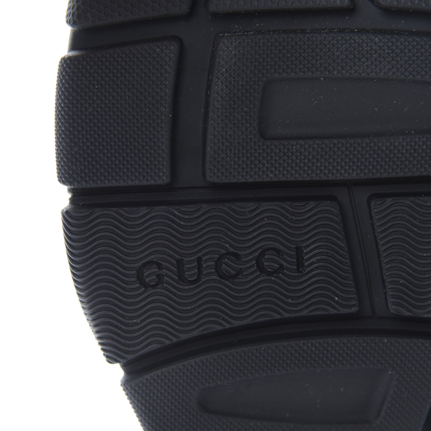 Gucci X SEGA Nappa Mesh Mens Aguru Sandals 9 Loess Black 8 of 12