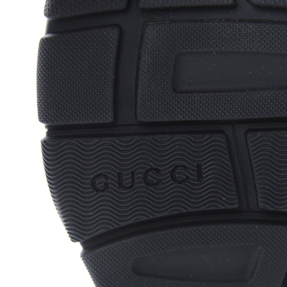 Gucci X SEGA Nappa Mesh Mens Aguru Sandals 9 Loess Black 8 of 12
