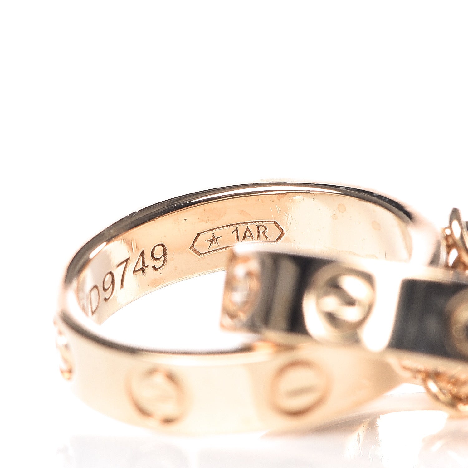 Cartier 18K Yellow Gold Interlocking LOVE Bracelet 5 of 7