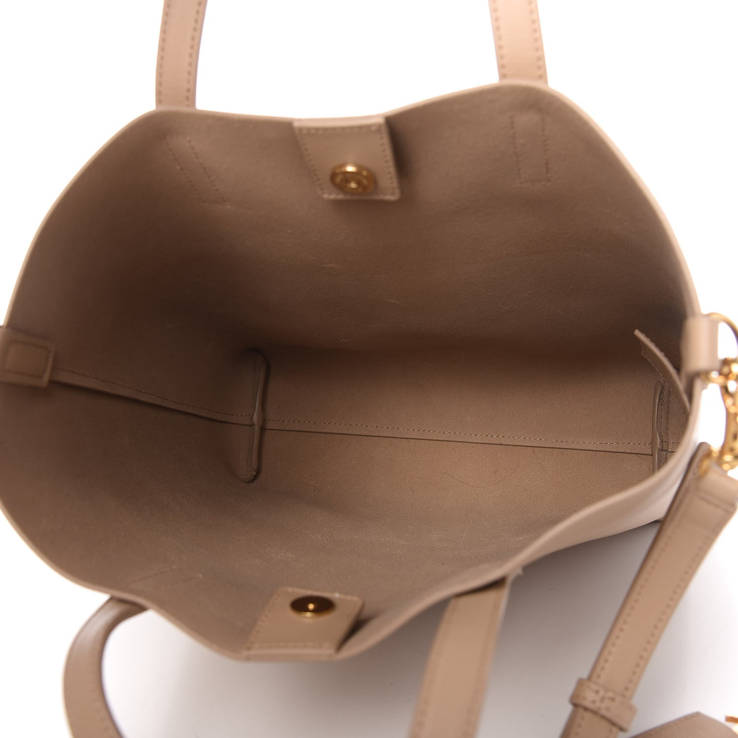 Saint Laurent Calfskin Toy Shopping Tote Nude Powder 5 of 10