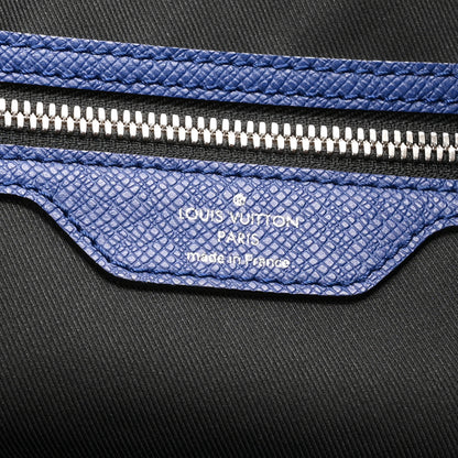 Louis Vuitton Taiga Monogram Eclipse Keepall Bandouliere 50 Pacific Blue 5 of 9