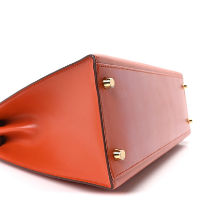 Hermes Box Kelly Sellier 32 Orange 9 of 10