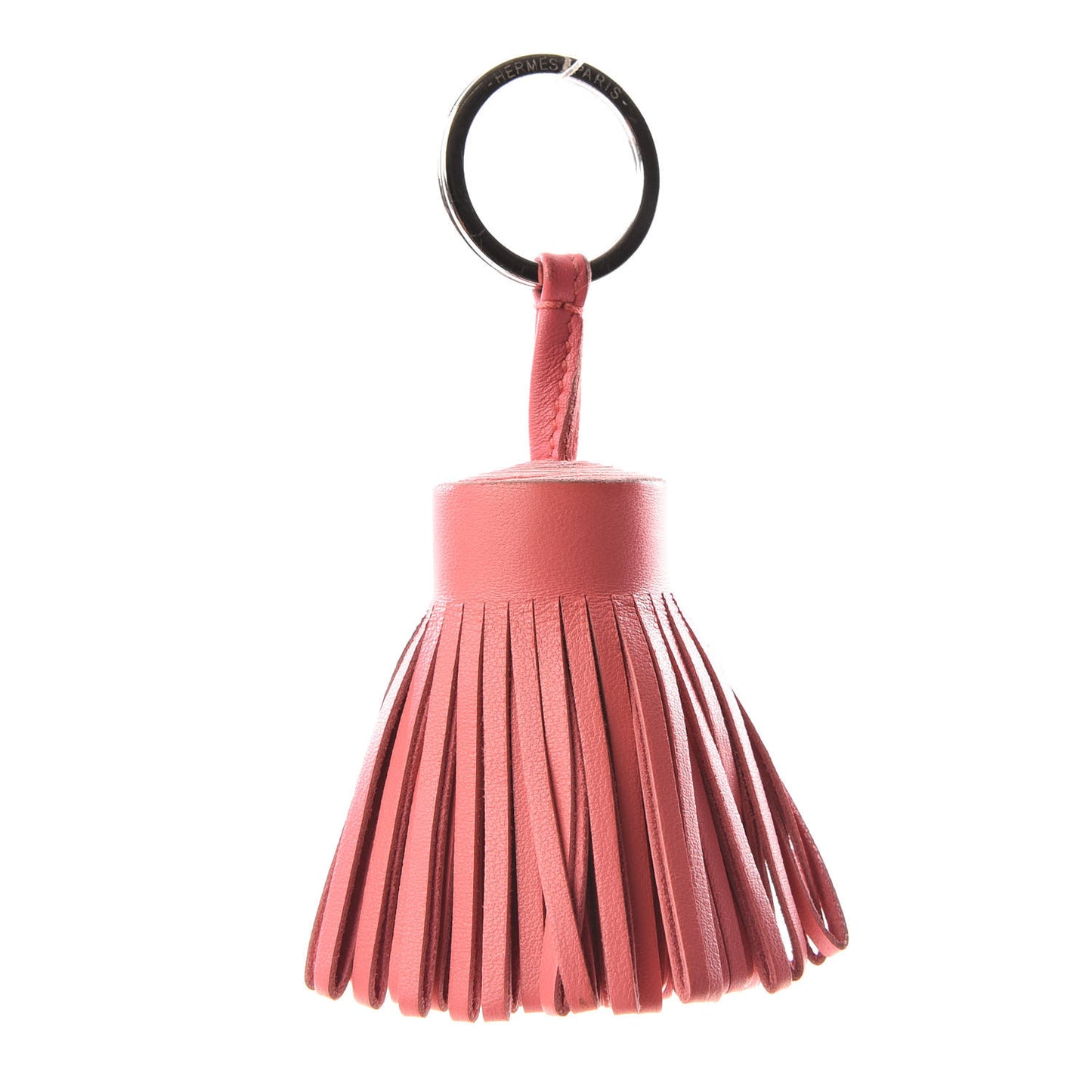 Lambskin Carmen Tassel Key Holder Rose Azalee