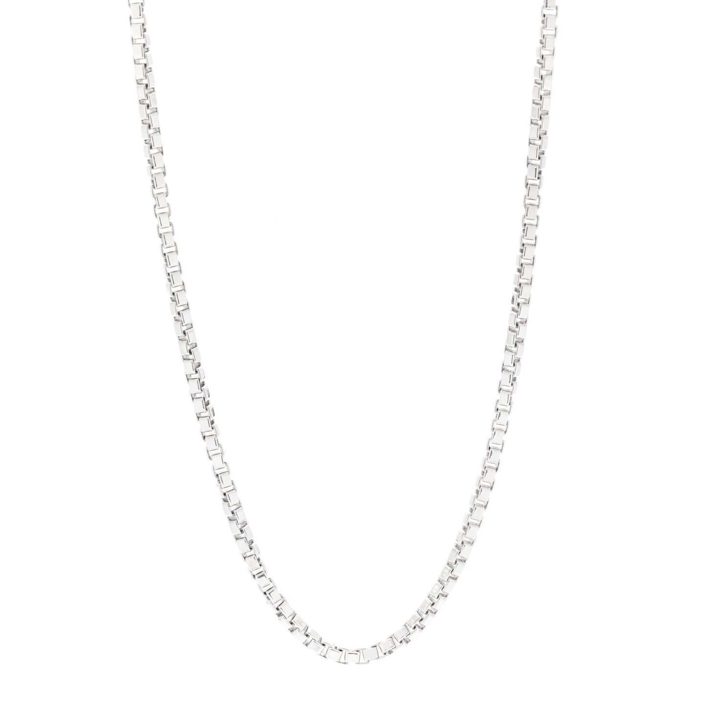 Sterling Silver 4mm Venetian Link Necklace
