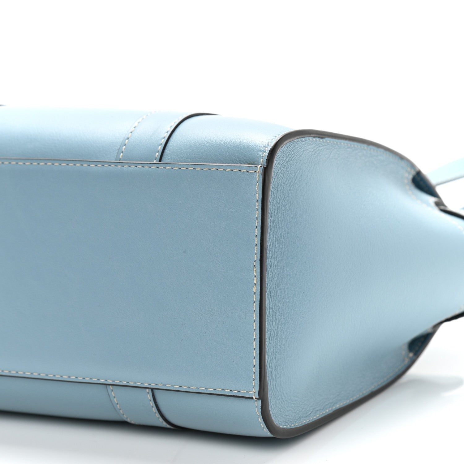 Mulberry Silky Calfskin Small Bayswater Zip Tote Nordic Blue 8 of 8