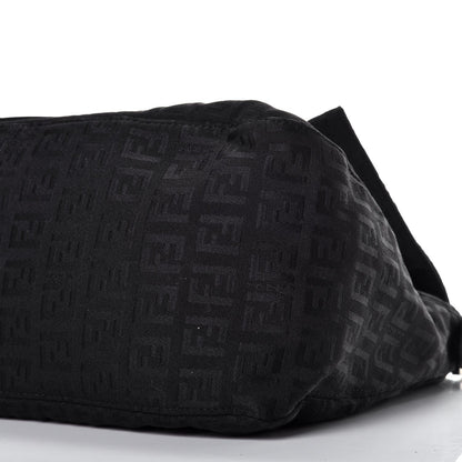 Fendi Zucchino Mama Baguette Black 8 of 9
