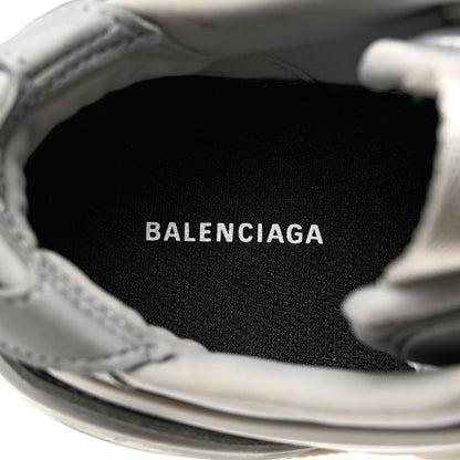 Balenciaga Metallic Rubber Mesh Womens Tyrex Sneakers 36 Monocolor Silver 6 of 9