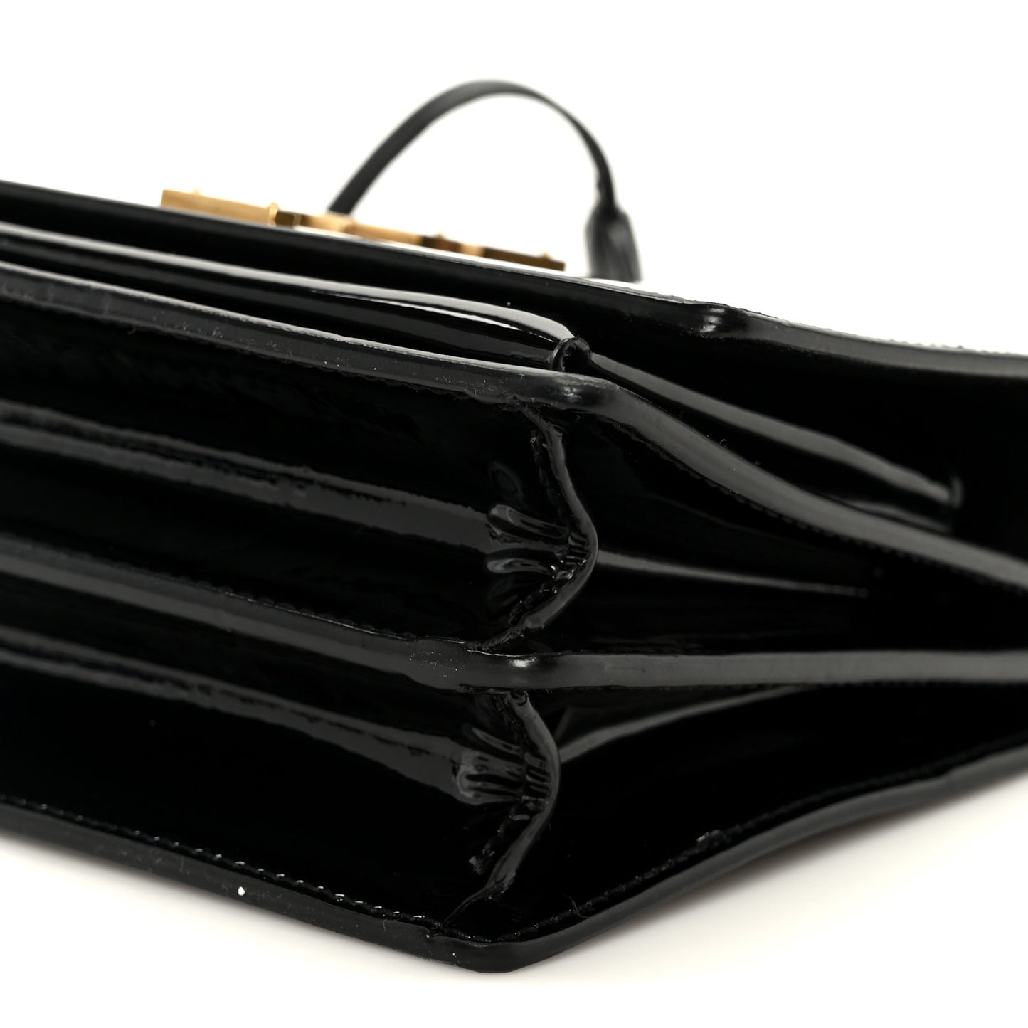Patent Small Monogram Sunset Black