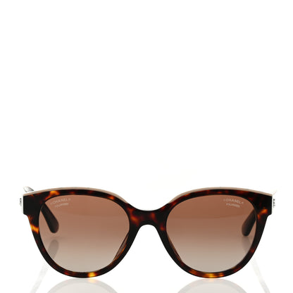 Chanel Acetate Polarized CC Butterfly Sunglasses 5414 Tortoise 2 of 8