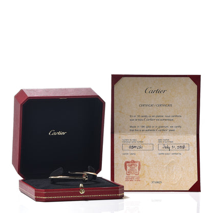Cartier 18K Yellow Gold Juste Un Clou Bracelet 17 5 of 5