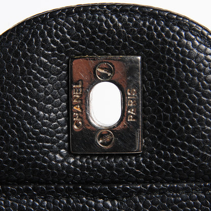 Chanel Caviar Quilted Jumbo Single Flap Black 6 of 9