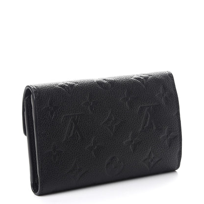 Louis Vuitton Empreinte Compact Curieuse Wallet Black 3 of 8