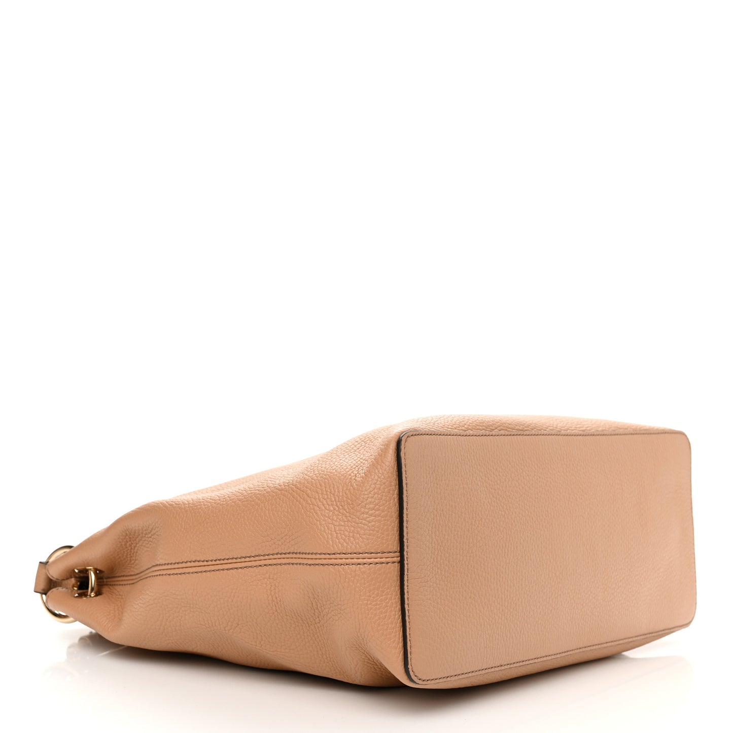 Pebbled Calfskin Large Soho Hobo Camelia