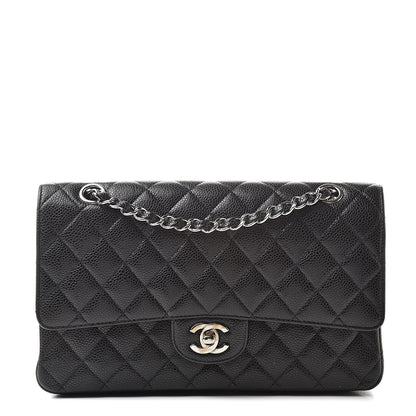Chanel Caviar Quilted Medium Double Flap Black 1 of 13