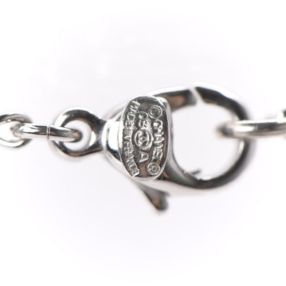 Chanel CC Pendant Necklace Silver 6 of 7