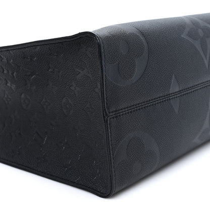 Louis Vuitton Empreinte Monogram Giant Onthego MM Black 8 of 9