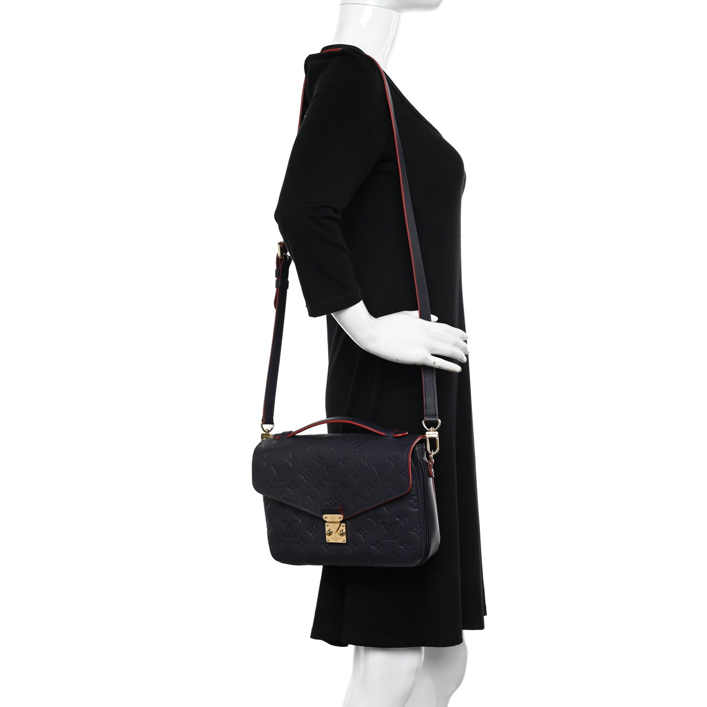 Empreinte Pochette Metis Marine Rouge