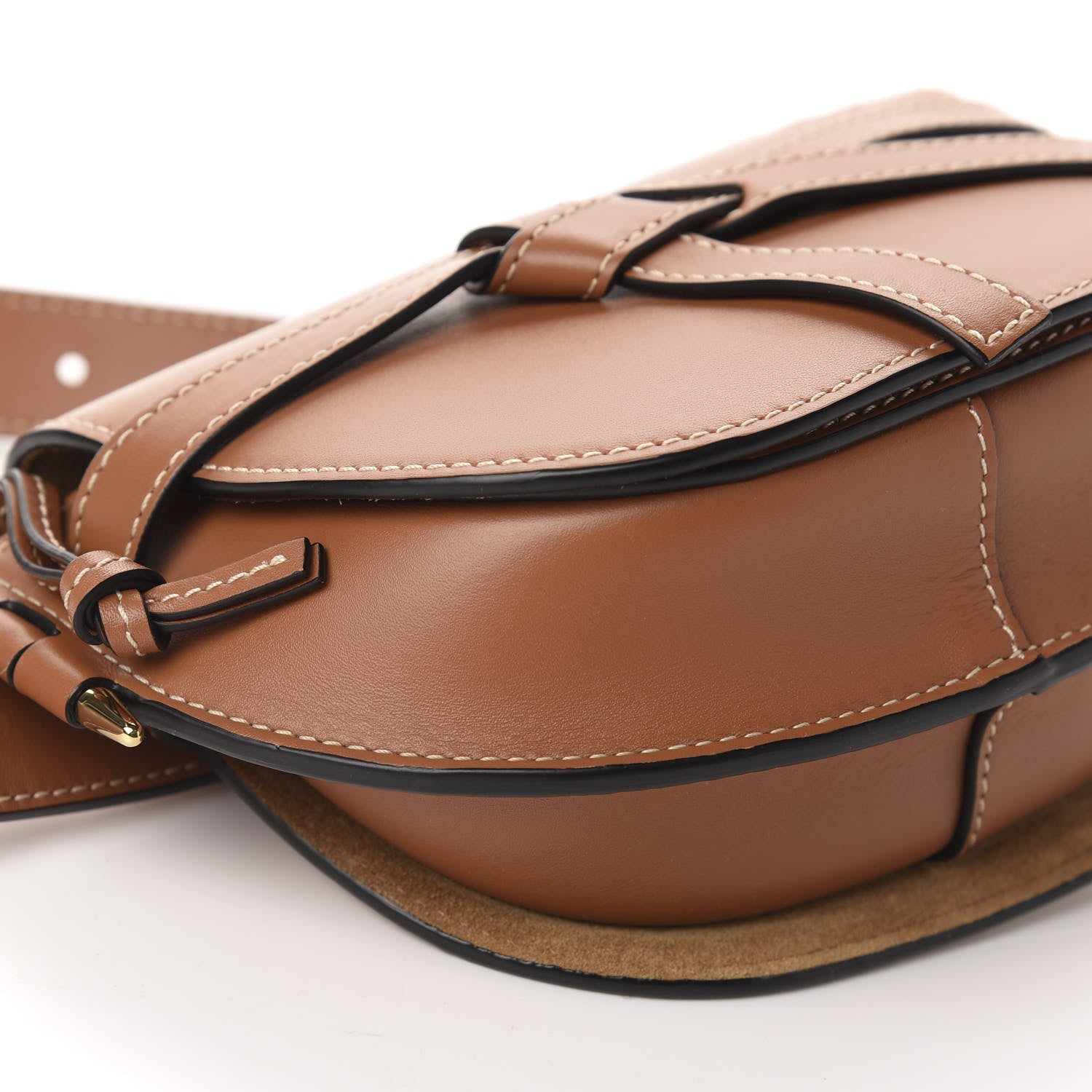 Loewe Calfskin Mini Gate Belt Bag Tan 6 of 10