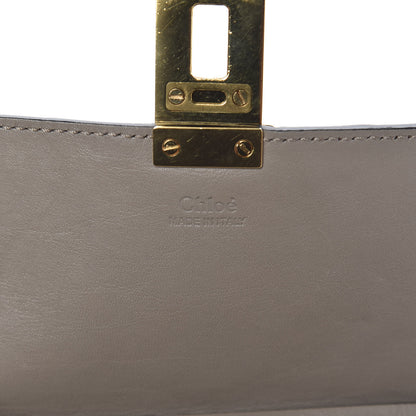 Chloe Suede Calfskin Patchwork Drew Shoulder Bag Motty Grey 6 of 14