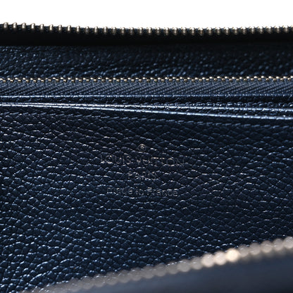 Louis Vuitton Metallic Empreinte Monogram Zippy Wallet Navy Nacre 6 of 10
