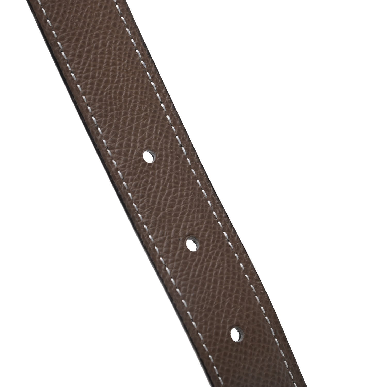 Hermes Swift Epsom 24mm Gamma Belt 80 Black Etoupe 5 of 6