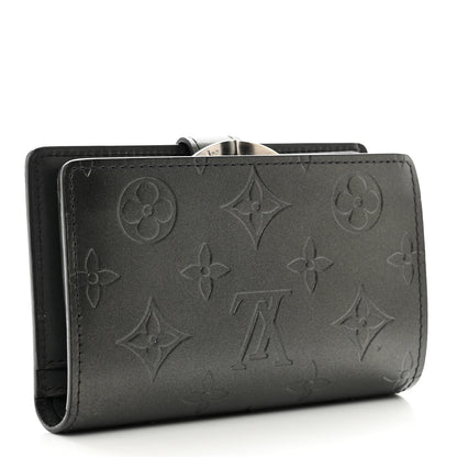 Louis Vuitton Mat Monogram French Purse Wallet Black 3 of 8