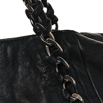 Chanel Calfskin East West Modern Chain Tote Black 25 of 26