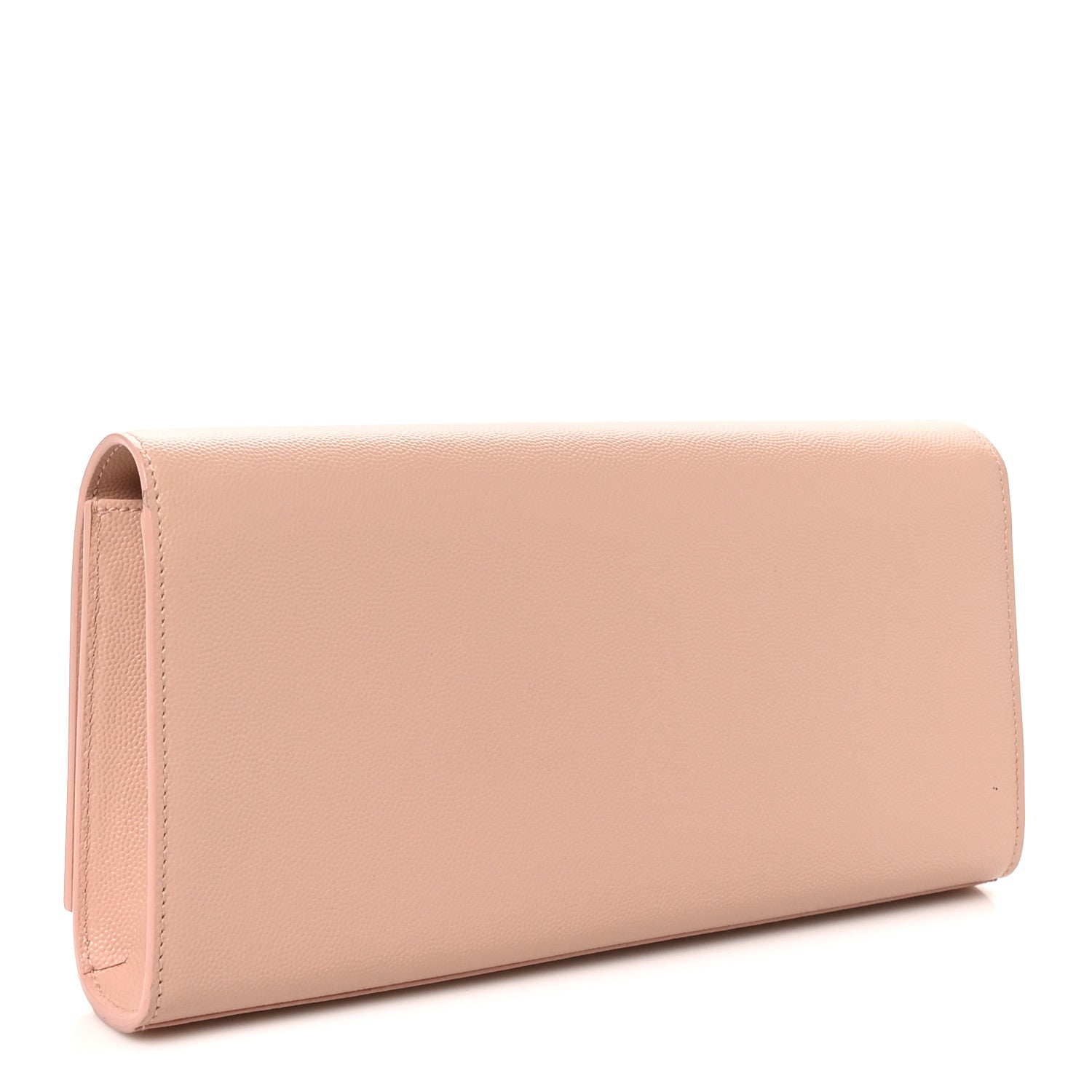 Saint Laurent Calfskin Classic Monogram Cassandre Clutch Blush 3 of 7