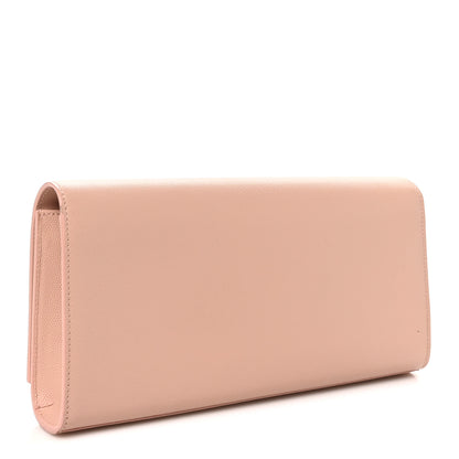 Saint Laurent Calfskin Classic Monogram Cassandre Clutch Blush 3 of 7