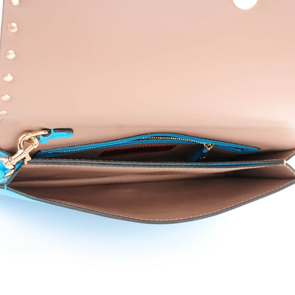 Valentino Garavani Nappa Rockstud Wristlet Clutch Parrot 5 of 10