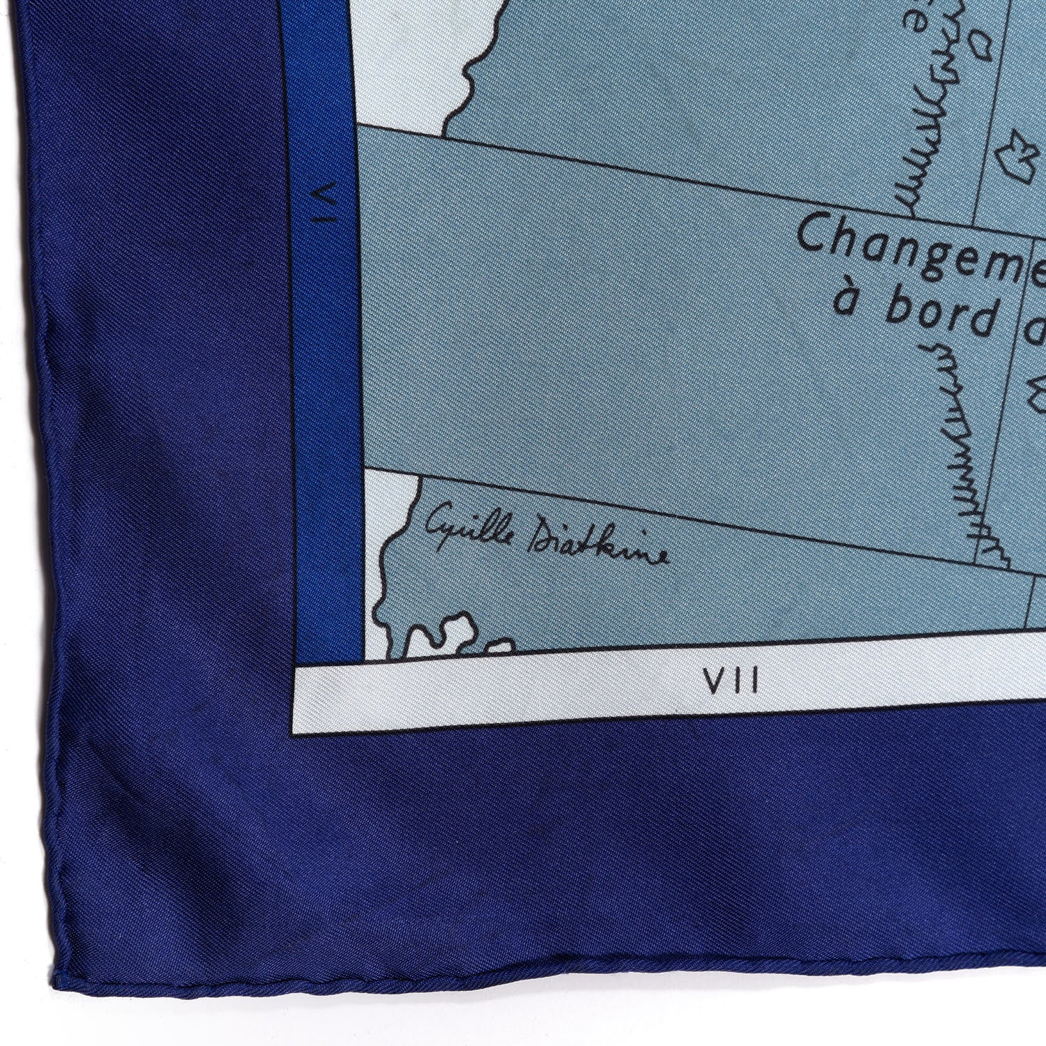 Hermes Silk Le Monde Est Vaste Scarf 90 5 of 5