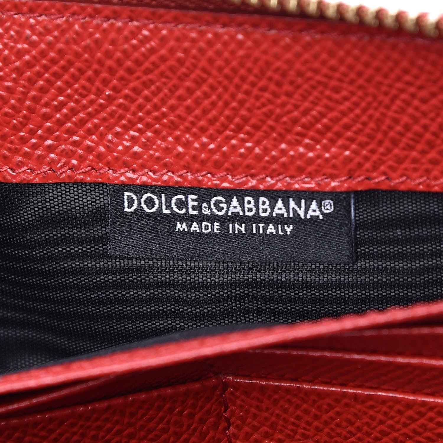 Dolce & Gabbana Dauphine Family Patch Zip Around Wallet Red 6 of 13