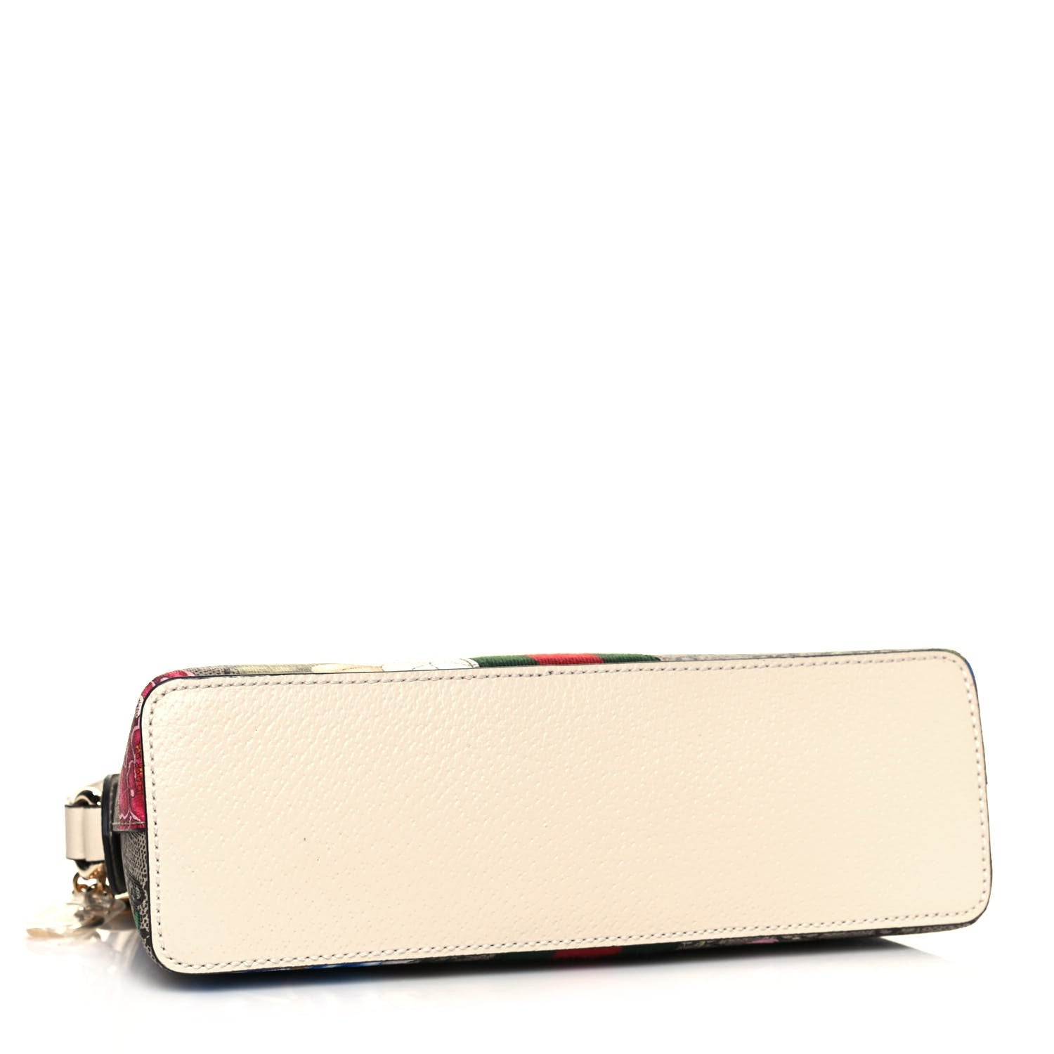 Gucci GG Supreme Monogram Flora Web GG Small Ophidia Dome Shoulder Bag White 4 of 12