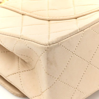 Chanel Lambskin Quilted Small Double Flap Beige 21 of 23