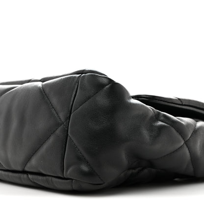 Chanel Lambskin Quilted Large Chanel 19 Flap Black 10 of 11