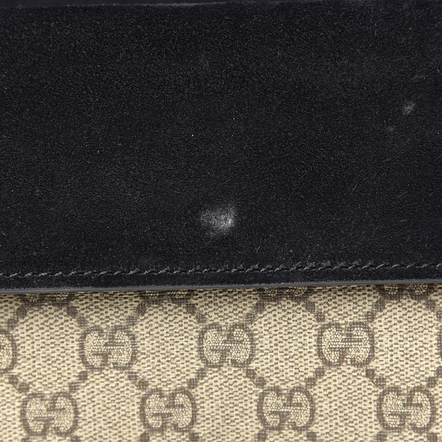 GG Supreme Monogram Mini Dionysus Shoulder Bag Black
